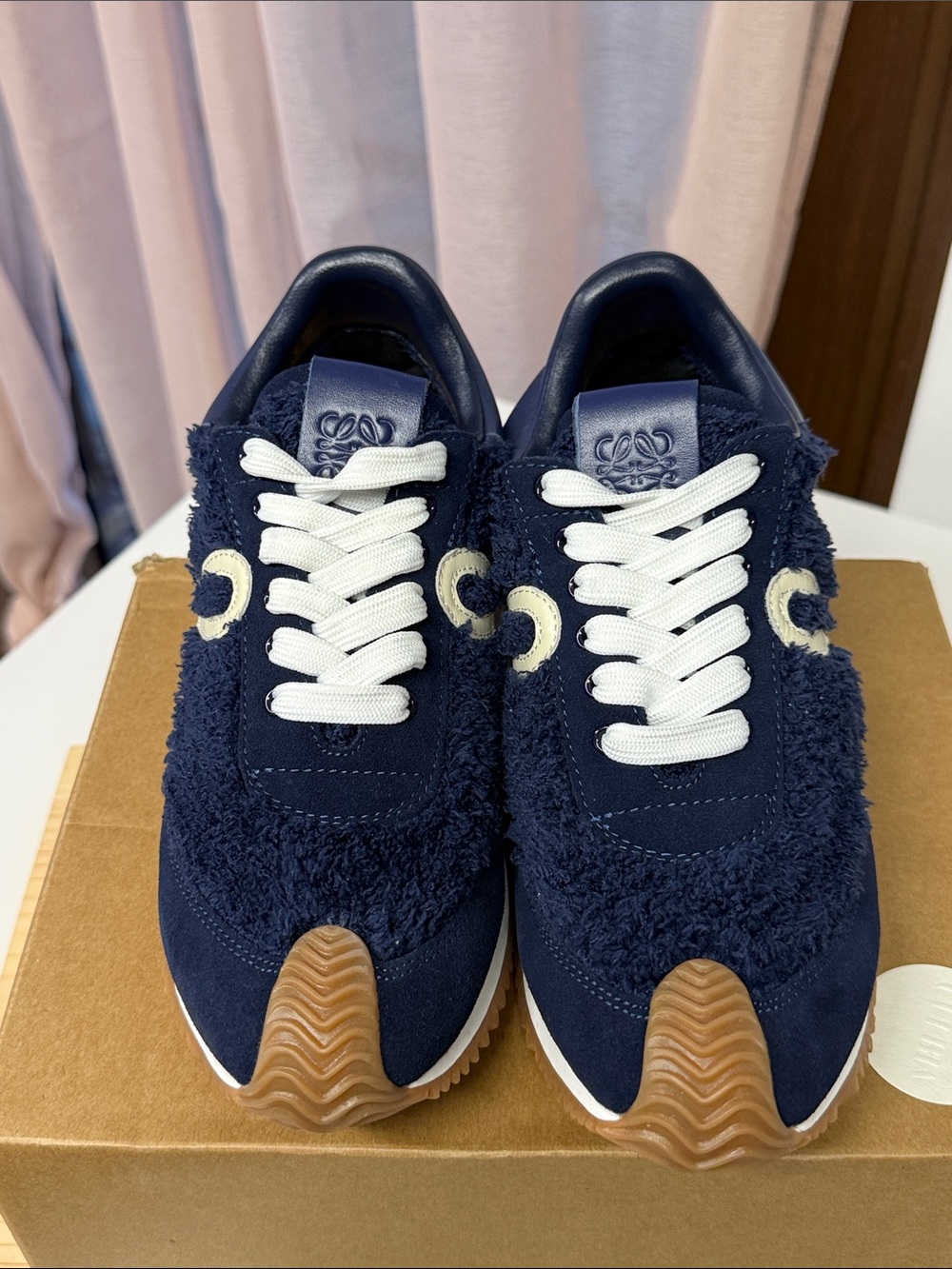 Women’s Loewe like Flow Runner Sneakers - Picture 8 of 15